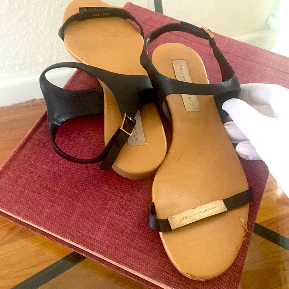 Stella McCartney black sandal size 401/2